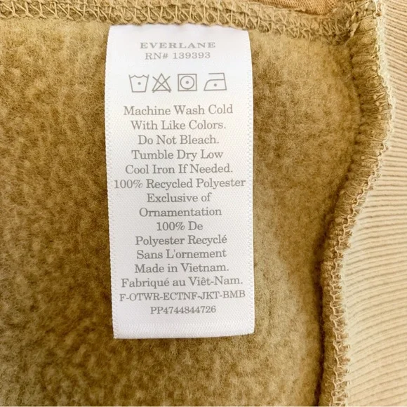 Everlane The Renew Teddy Bomber Ochre Small - Picture 12 of 14